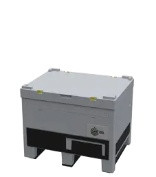 100L Transport Tote for Biopharma Fluids – BagBox® | Bagbox Group