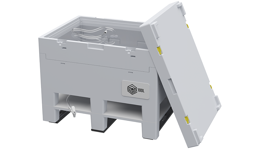bagbox-100-litre-cleanroom-tote-with-3d-single-use-bag-and-lid-alongside.png